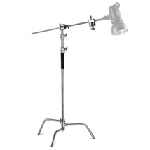 NEEWER Pro 100% Stainless Steel Heavy Duty C Stand with Boom Arm, Max Height 10. - £214.12 GBP