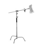NEEWER Pro 100% Stainless Steel Heavy Duty C Stand with Boom Arm, Max He... - £214.95 GBP