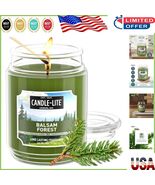 Long-Lasting 18 oz Balsam Forest Candle - Single Wick Aromatherapy Delight - $31.87 CAD