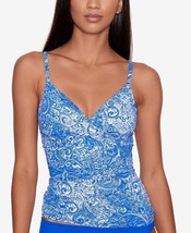 MSRP $112 Ralph Lauren Womens Underwire Tummy Control Blue Size 4 - £19.77 GBP