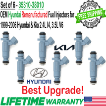 Genuine Hyundai x6 Best Upgrade Fuel Injectors for 2002-2006 Kia Sedona 3.5L V6 - £117.92 GBP