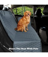 Dog Car Seat Cover View Mesh Waterproof Pet Carrier Car Rear Back Seat M... - £29.93 GBP