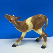 Cow Calf Deer figurine statue sculpture hunting doe elk stag buck resin vtg ADG - £23.77 GBP