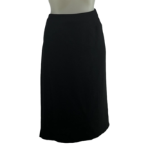 Kasper Skirt  Black Pencil Suiting Midi Polyester Women&#39;s Size 16 NEW - $44.99