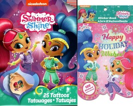 Nickelodeon Shimmer and Shine - Stickers Book - 125 Stickers &amp; 25 Tattoo Set - $14.84