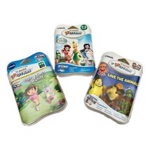 VTech  Lot 3 VSmile Motion Dora Save Animals Tinkerbell Fit-it New Sealed - £24.14 GBP