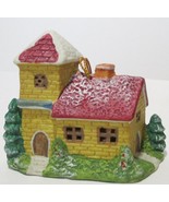 Christmas Village Tiny Church Building Ornament Bell Tower  - $3.67