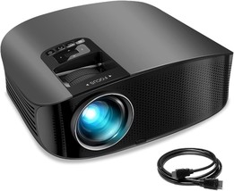 Black (Yg600) Projector, Goodee 2022 Upgraded Native 1080P Video, Av And... - $220.94