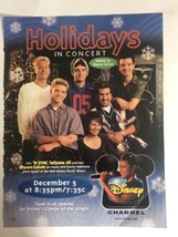 Vintage *NSYNC Holidays In Concert Pinup Print Ad Advertisement - £4.65 GBP