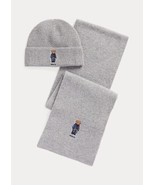 Polo Bear Wool-Blend Beanie &amp; Scarf Set - £119.90 GBP