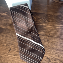 Vintage Britannia, brown striped tie - $9.80