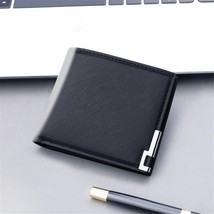 Bifold Men Women Wallet Black White Ultra Thin Card Holder Business Purs... - £14.78 GBP