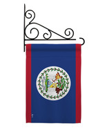 Belize Garden Flag Set Nationality 13 X18.5 Double-Sided House Banner - £22.00 GBP
