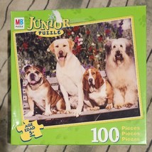 MILTON BRADLEY MB Vintage Junior Puzzle 4 Dogs 100 Pieces NEW SEALED 200... - $13.37 CAD