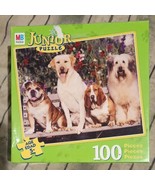 MILTON BRADLEY MB Vintage Junior Puzzle 4 Dogs 100 Pieces NEW SEALED 200... - $13.37 CAD