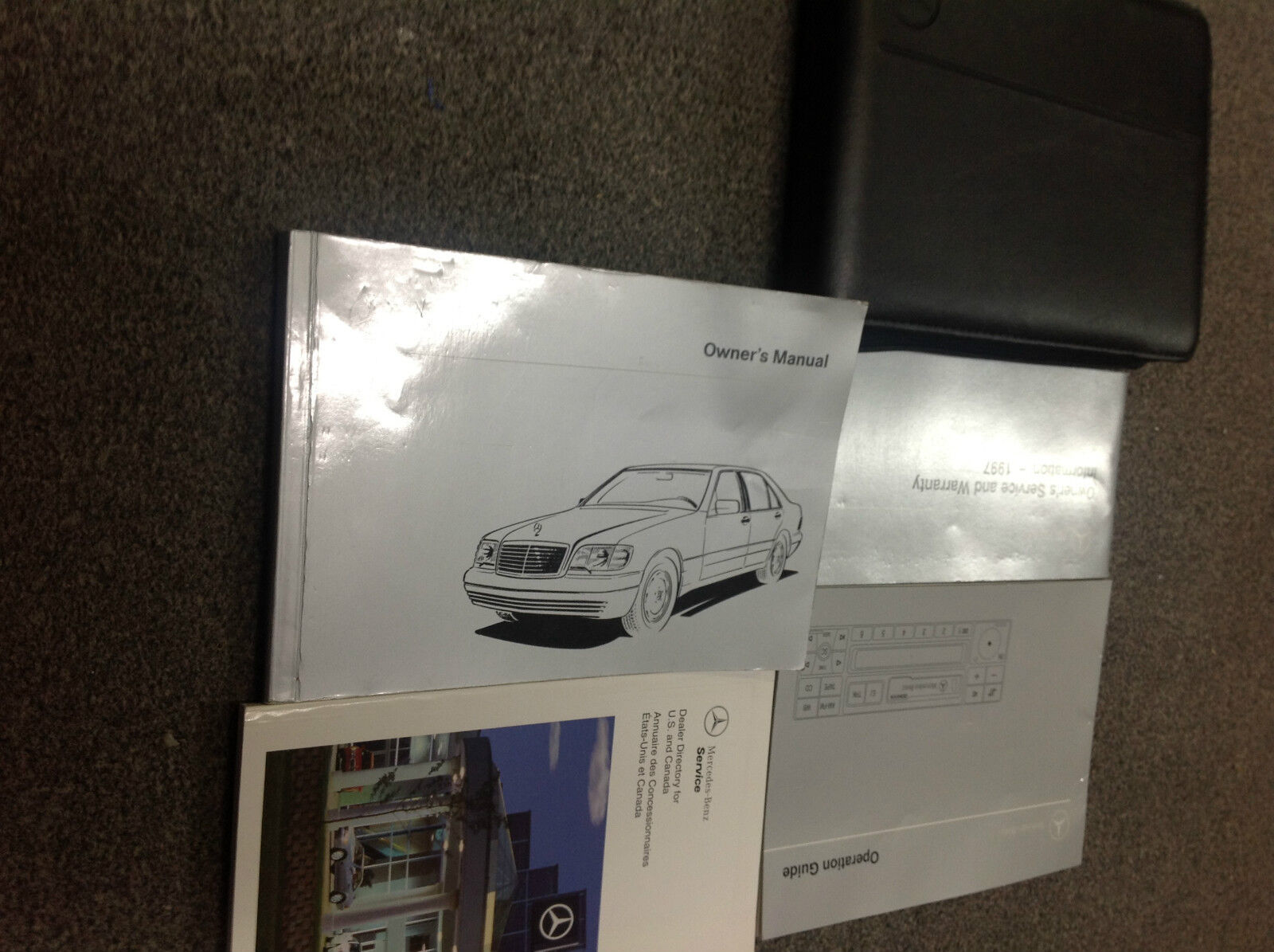 1997 MERCEDES BENZ S CLASS S320 S420 S500 s 500 Owners Manual SET KIT W CASE OEM - $130.26