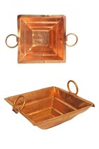 Copper Havan Kund for performing Havan (Worship) at Home and Temple- 1 PCS - $30.99