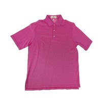 Fairway &amp; Greene  Golf  Polo Mens size Medium Pink White Golf Polo - £7.65 GBP