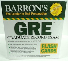  Barron&#39;s GRE Graduate Record Exam Test Prep Flashcards - Excellent! - £7.65 GBP