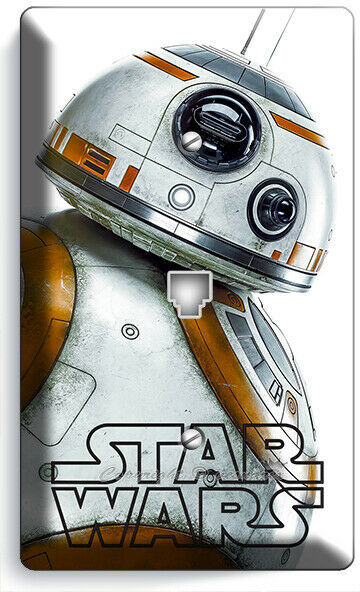 STAR WARS BB-8 DRON ROBOT PHONE TELEPHONE COVER PLATES FAN GIFT GEEK ROOM DECOR