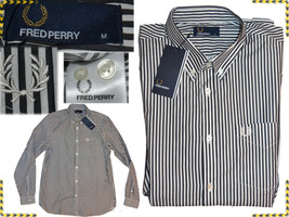 Fred Perry Men&#39;s Shirt Size M *Here With Discount* FP02 T1P - £91.07 GBP