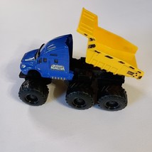 Maisto Metal Builder Zone Blue/Yellow Quarry Monster Dump Truck For Part... - $177.27 MXN