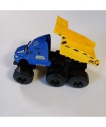 Maisto Metal Builder Zone Blue/Yellow Quarry Monster Dump Truck For Part... - $177.27 MXN