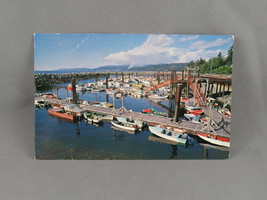 Vintage Postcard - Powell River Pleasure Boat Marina - Hindles Gifts  - £11.79 GBP