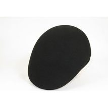 Men Fashion Classic Flannel Wool Ascot Ivy Hat Bruno Capelo Tyson TY100 Black image 6