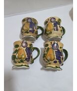 Home Trends GRANADA Mug set(s) of 4, 12 oz / 4", Fruit, Footed Pedestal - $17.10