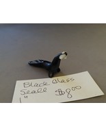 1&quot; Black Hand blown Glass Seal - $152.30 MXN