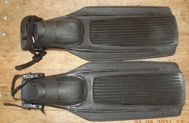 U.S. US Divers Aqua Lung Blades Black DIVING FINS FLIPPERS SIZE Large Ad... - £37.94 GBP