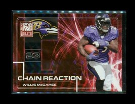 2008 Dr Elite Chain Reaction Holo Football Card CR-5 Willis Mcgahee Ravens Le - £3.94 GBP