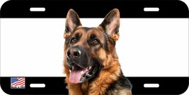 GERMAN SHEPHERD BLACK WHITE PERSONALIZE CUSTOM NOVELTY METAL LICENSE PLA... - $12.86+