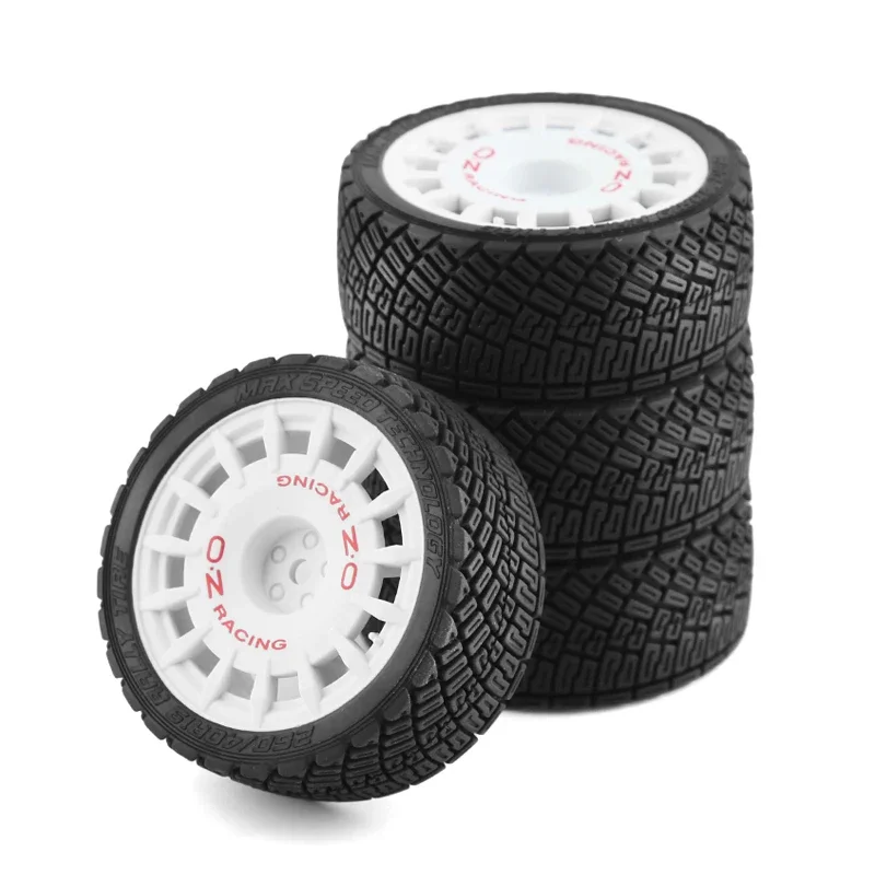 KKRC 1/10 RC Racing Car Tires On Road Tyre Wheel for Tamiya TT01 TT02 XV01 TA06 - £19.31 GBP