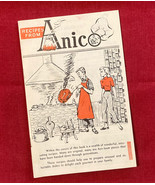 Vintage Recipes from Anico promotional booklet American National Insuran... - $6.85 CAD