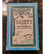 Vintage Gaiety Brand 54 Models Colour Pin-up Playing Cards #202 - $661.55 MXN