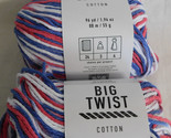 Big Twist Cotton Multi America lot of 2 Dye Lot 2764 - $10.99