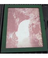 Vintage Photographic Print – Nicely Framed – BEAUTIFUL MAGESTIC WATERFAL... - £23.21 GBP