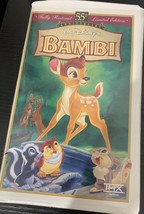 Walt Disney Bambi VHS 55th Anniversary Limited Edition Masterpiece Collection - £7.58 GBP