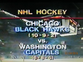 Chicago Blackhawks vs. Washington Capitals  11/25/1984 Game On DVD RARE!!! - £19.55 GBP