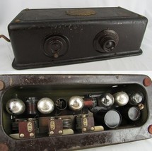 Atwater Kent Model 35 Breadbox Radio antique vintage WITH TUBES! - £130.48 GBP