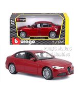 2016 Alfa Romeo Giulia 1/24 Scale Diecast Model by Bburago - RED w/ BOX - €29,68 EUR