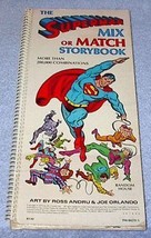 Vintage Superman Mix or Match Storybook 1979 Random House DC Comics - £7.95 GBP