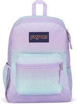 JanSport Cross Town 8 Bit Ombre Purple School Backpack JS0A47LW93K - £31.33 GBP