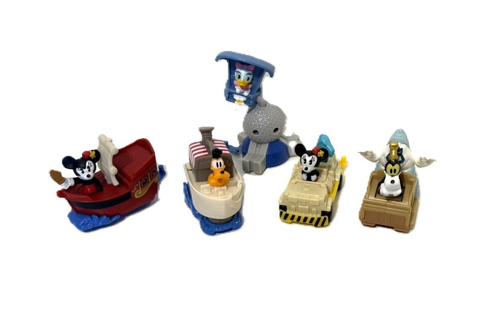Walt Disney Happy Meal Toy Lot of 5 - Minnie, Mickey, Daisy, Pluto, Goof... - $10.95