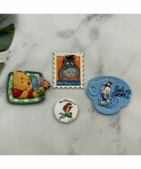 Vintage Walt Disney World Universal Studios Magnet Lot Ariel Eeoyre Pooh... - $21.46 CAD