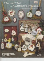 This & That Stitcher's Greeting Cross Stitch Pattern Leaflet Miniatures - $6.42