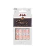 KISS Classy Fake Nails Ready-To-Wear DIY Manicure - Simple Enough, Water... - $9.95