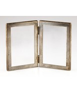 Tiffany &amp; Co. Sterling Silver Hinged Glass Double Photograph Frame - $742.49